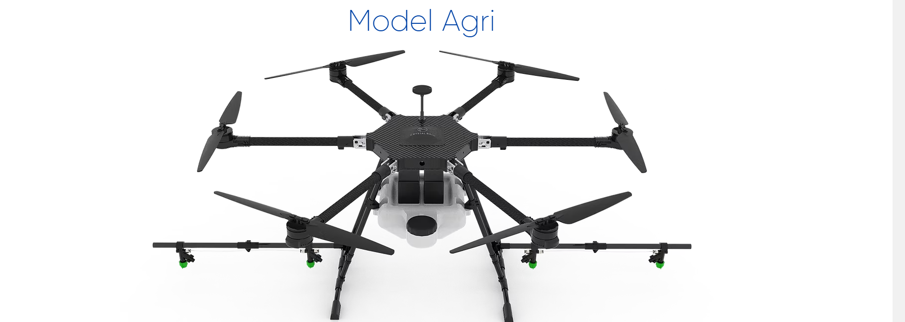  Crystal Ball’s Model Agri Drone, Perfect for Spraying and Seeding
